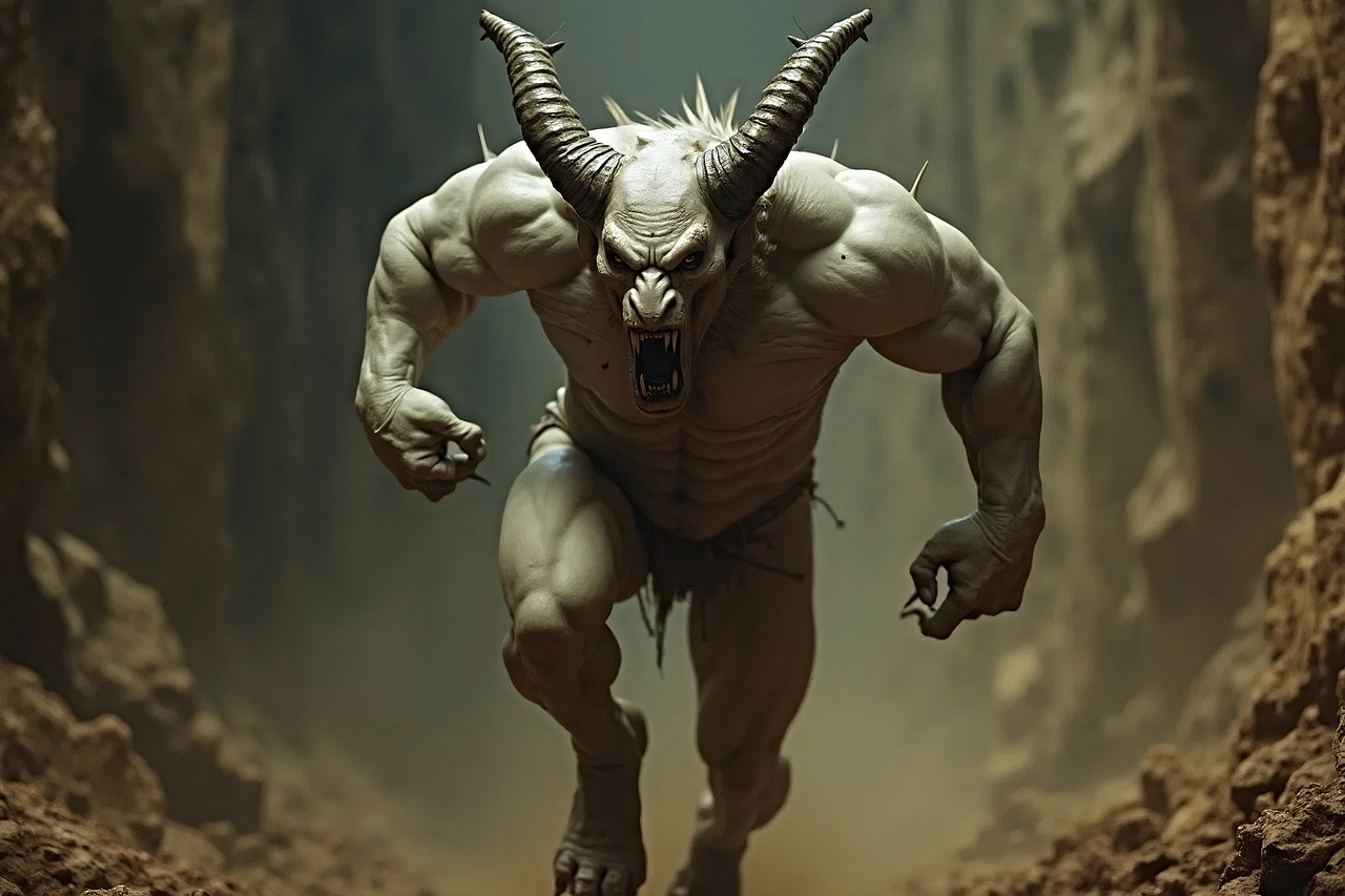A guardian beast